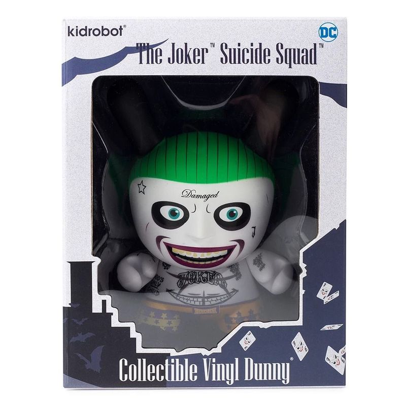 Kidrobot DC Comics Suicide Squad Joker Dunny Art Figure 5 Inch