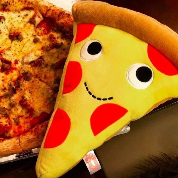Kidrobot Yummy World 10 Inch Cheezy Pie Pizza Plush Pillow