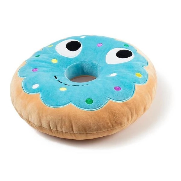 Kidrobot Yummy World Blue Donut Plush Food Pillow