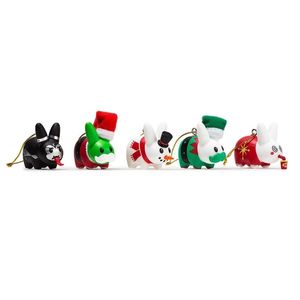 Kidrobot Happy Labbit Christmas Tree Ornaments (5 Pack)