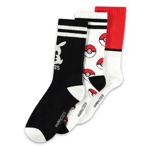 Difuzed Pokemon Sport Unisex Socks (3 Pairs)