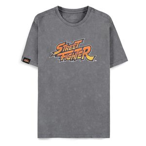 Difuzed Street Fighter Men's Short-Sleeved T-Shirt - Grey