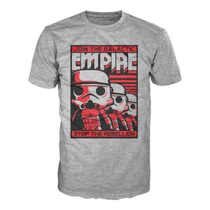 Funko Pop Tee Star Wars Stormtrooper Empire Poster Unisex T-Shirt