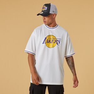 New Era NBA Mesh Los Angeles Lakers Men's T-Shirt - White