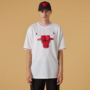 New Era NBA Mesh Chicago Bulls Men's T-Shirt - White
