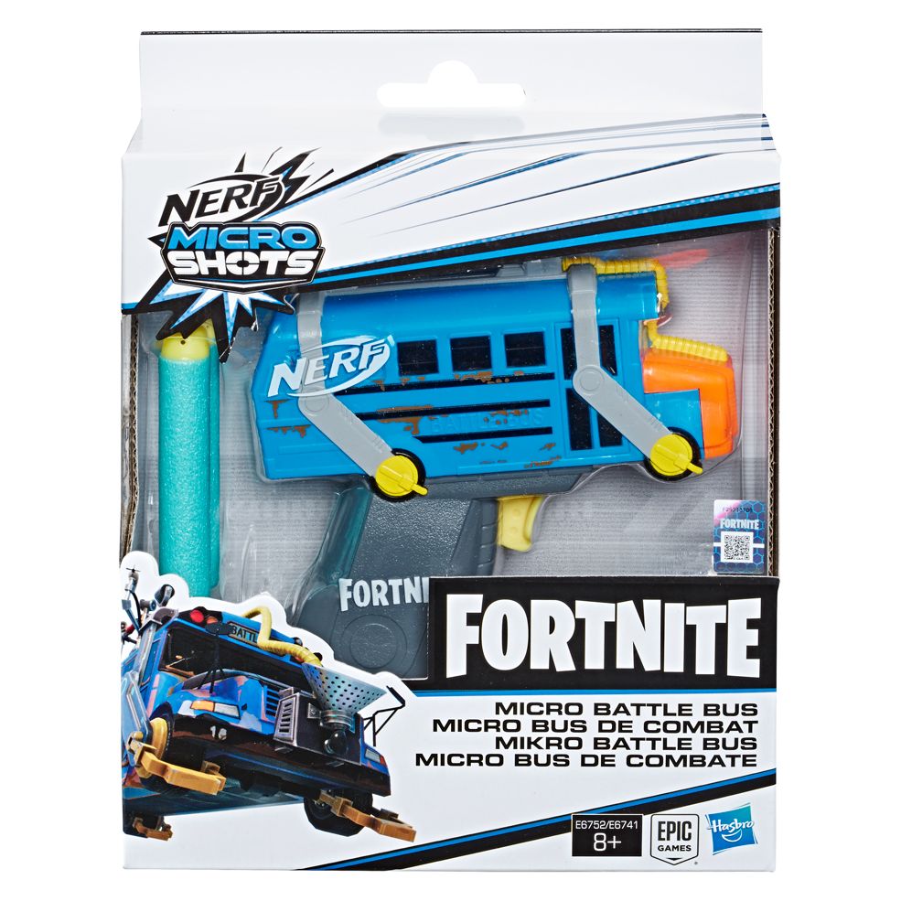 Nerf Microshots Fortnite Micro Battle Bus Blaster