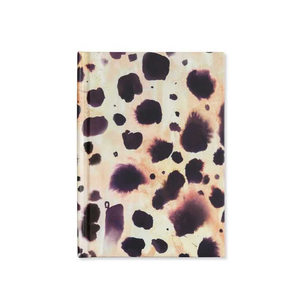 دفتر يوميات نيكي-سترينج غير مؤرخ بطبعة جلد الفهد الصحراوي بقياس A6 من GO STATIONERY