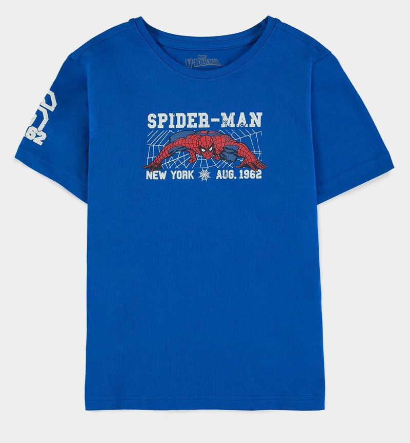 Difuzed Spider-Man Boys' T-Shirt Blue