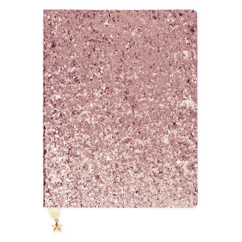 All That Glitters Sequin Rose Gold Journal