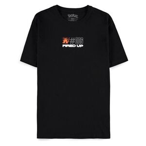 Difuzed Pokemon Charizard Men's Short Sleeved T-Shirt (TS461667POK) - Black
