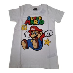 Difuzed Nintendo Super Mario Jump Off T-Shirt - White