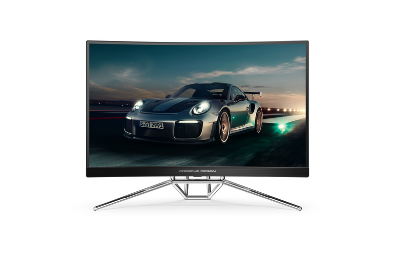 AOC Porsche Design 27-Inch Whd/240Hz Curved Gaming Monitor
