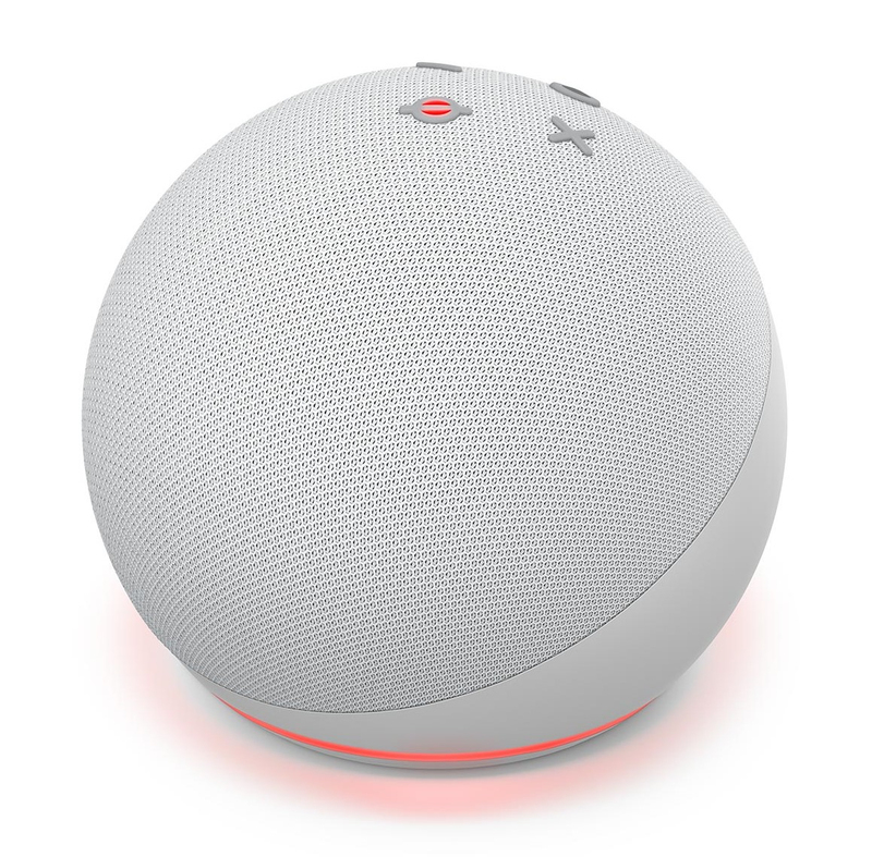 Amazon Echo Dot (4th Gen) Smart Speaker - Glacier White