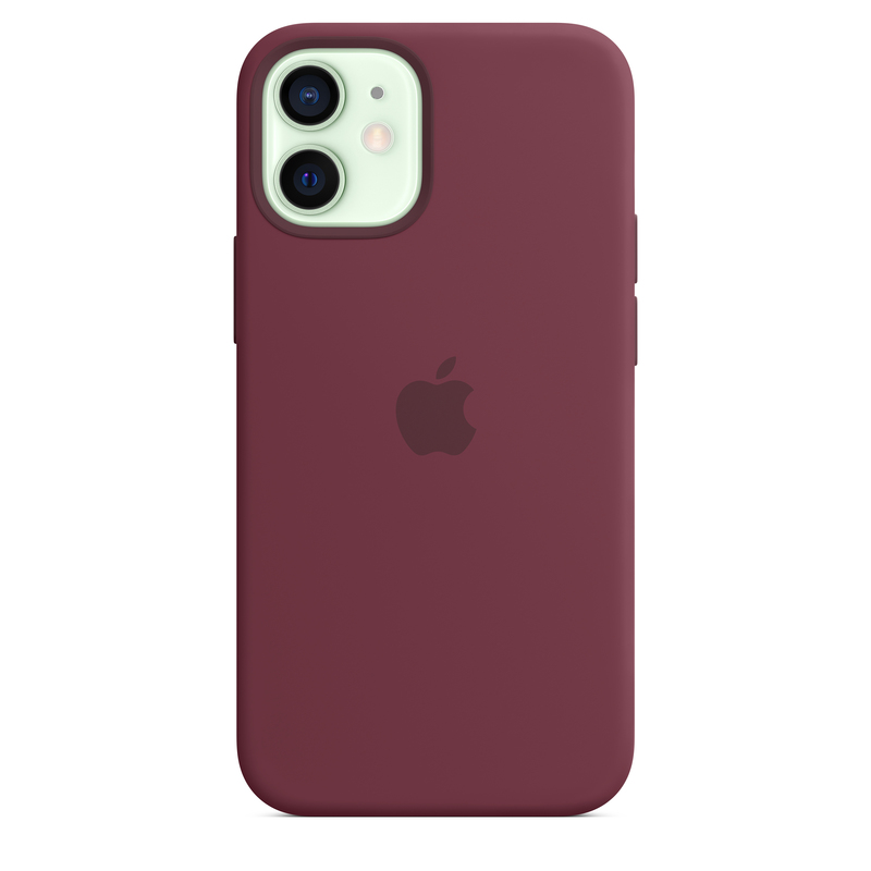 Apple Silicone Case Plum with MagSafe for iPhone 12 Mini