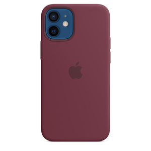 Apple Silicone Case Plum with MagSafe for iPhone 12 Mini