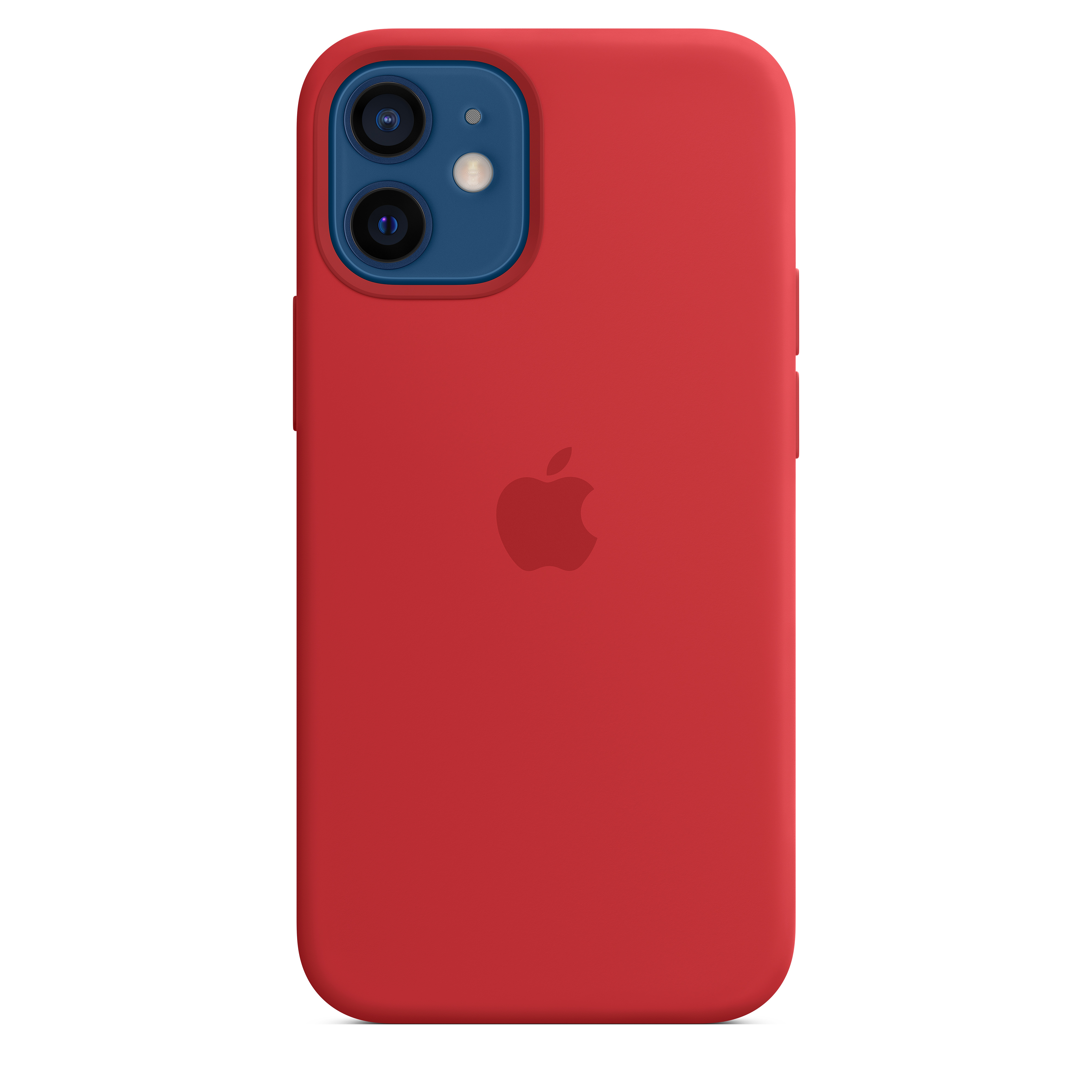 Apple Silicone Case (Product)Red with MagSafe for iPhone 12 Mini