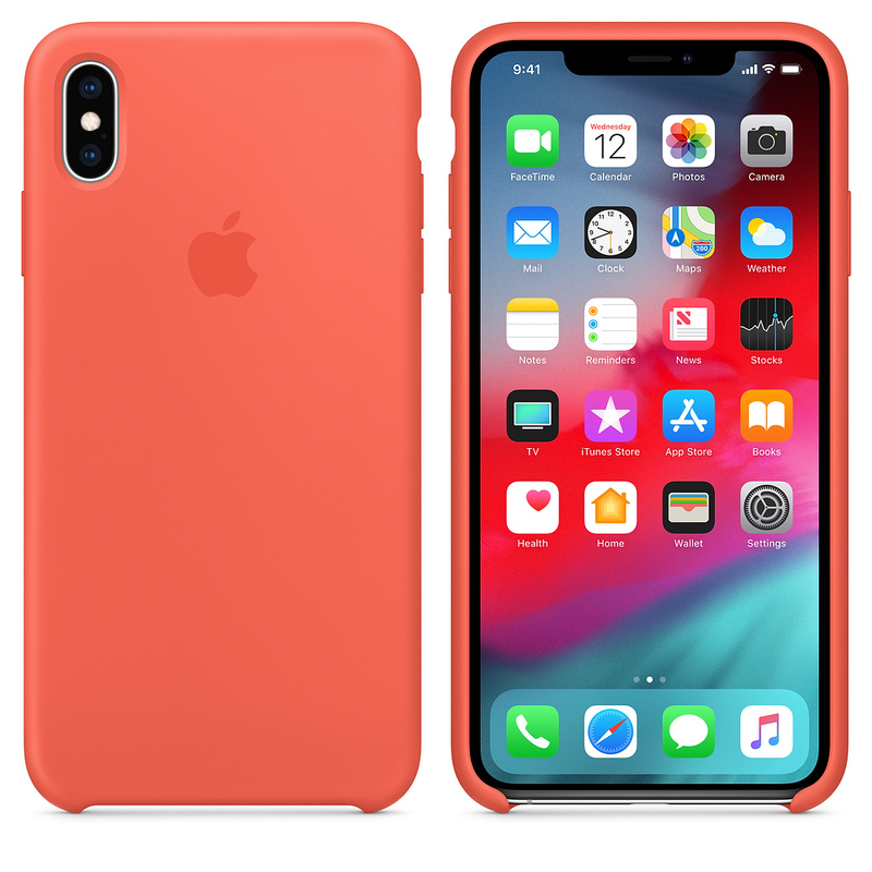 Apple Silicone Case Nectarine for iPhone XS Max