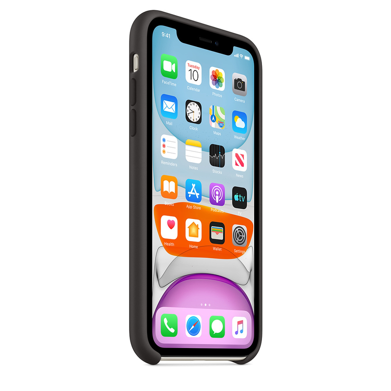 Apple Silicone Case Black for iPhone 11