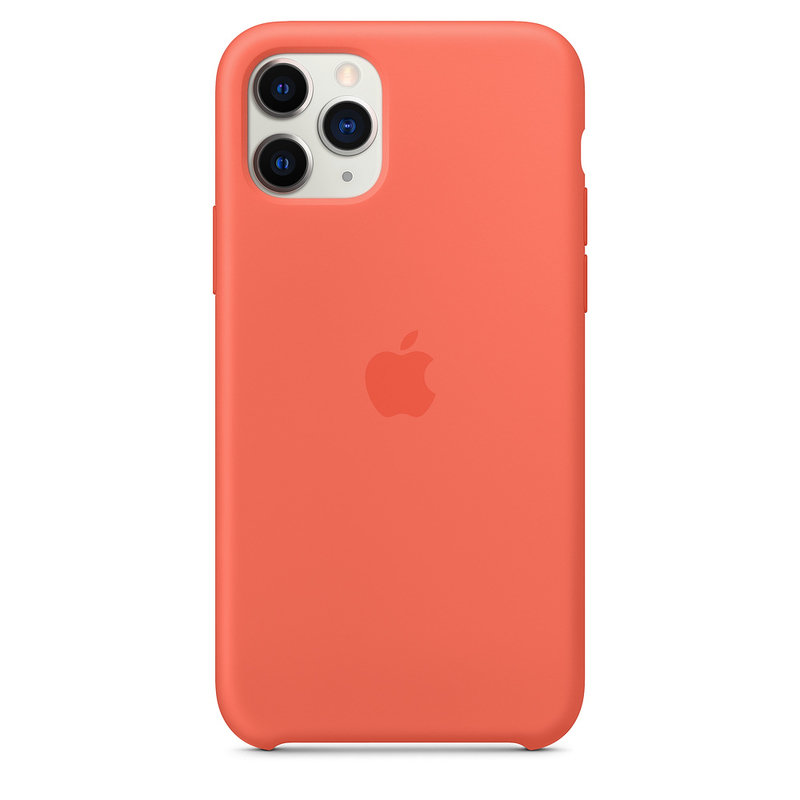Apple Silicone Case Clementine Orange for iPhone 11 Pro