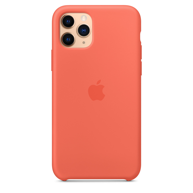 Apple Silicone Case Clementine Orange for iPhone 11 Pro