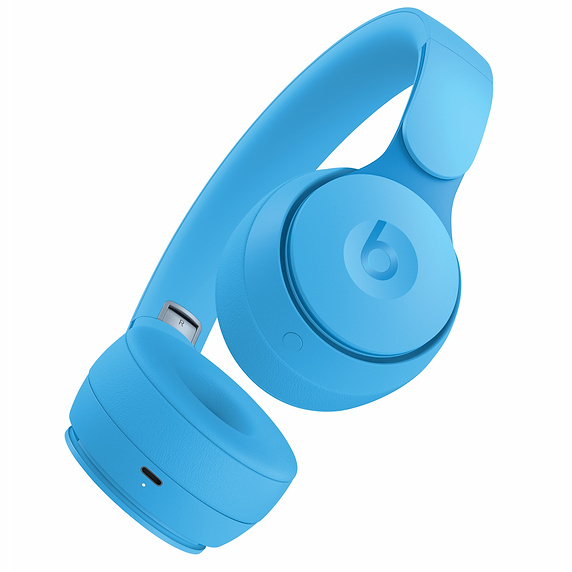 Beats Solo Pro Light Blue Wireless Noise-Cancelling On-Ear Headphones