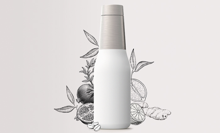 Asobu Oasis Gray Water Bottle