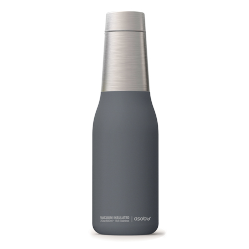 Asobu Oasis Gray Water Bottle