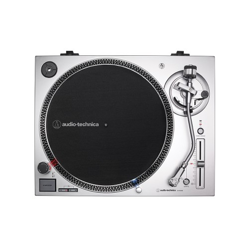 Audio Technica AT-LP120XUSB Direct-Drive Turntable with Built-in Preamp - Silver