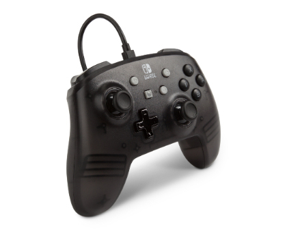Power A Enhanced Wired Controller For Nintendo Switch Black Frost