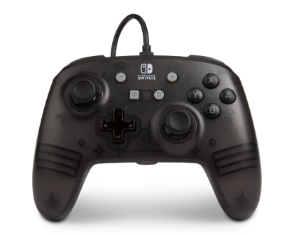 Power A Enhanced Wired Controller For Nintendo Switch Black Frost