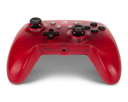 PowerA Enhanced Wired Controller Red Frost for Switch