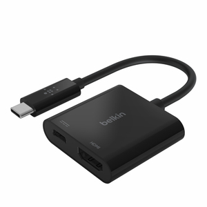 Belkin USB-C to HDMI + Charge Adapter Black