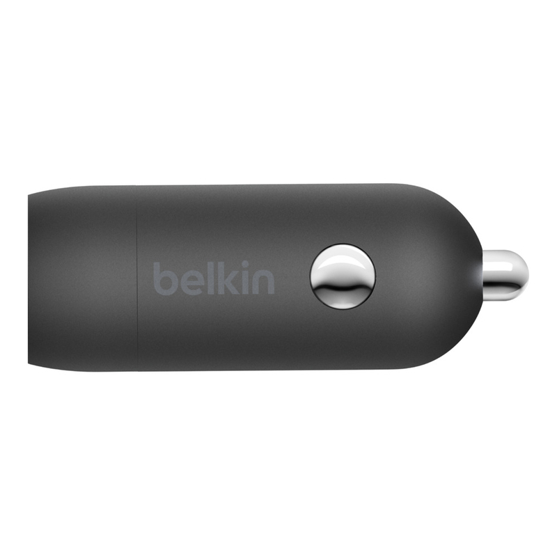 Belkin Boost Charge 20W USB-C Pd Car Charger Lightning Cable Black