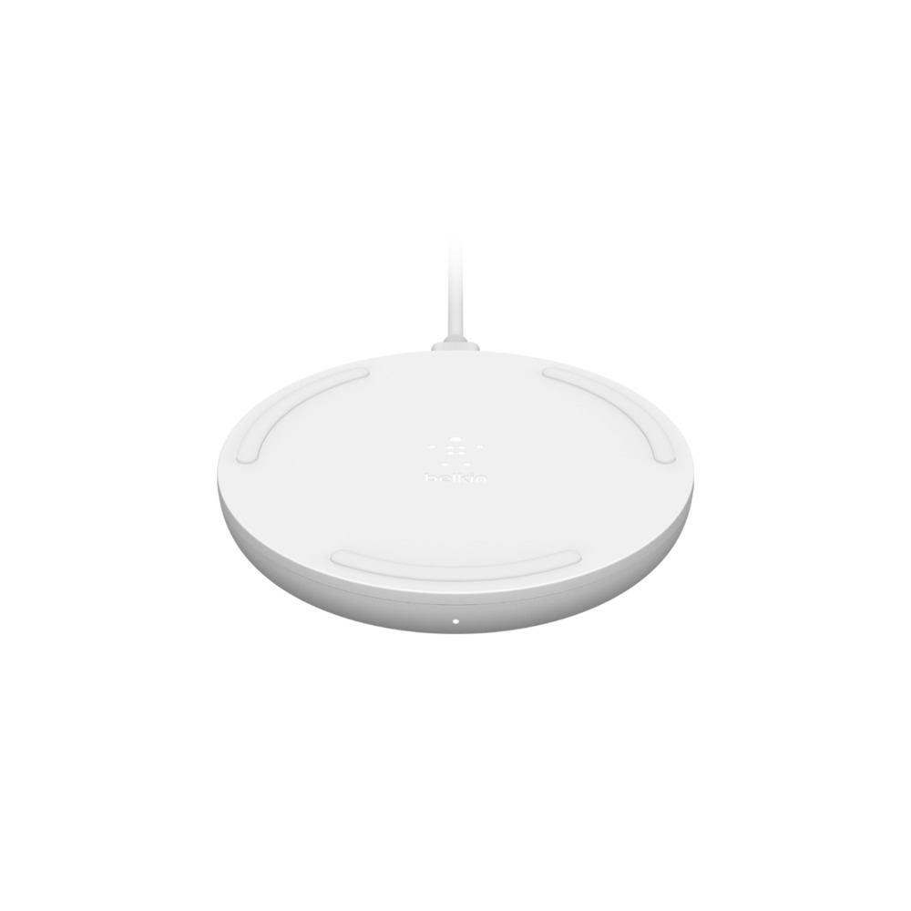 Belkin 10W Fast Wireless Charging Pad with USB Cable White