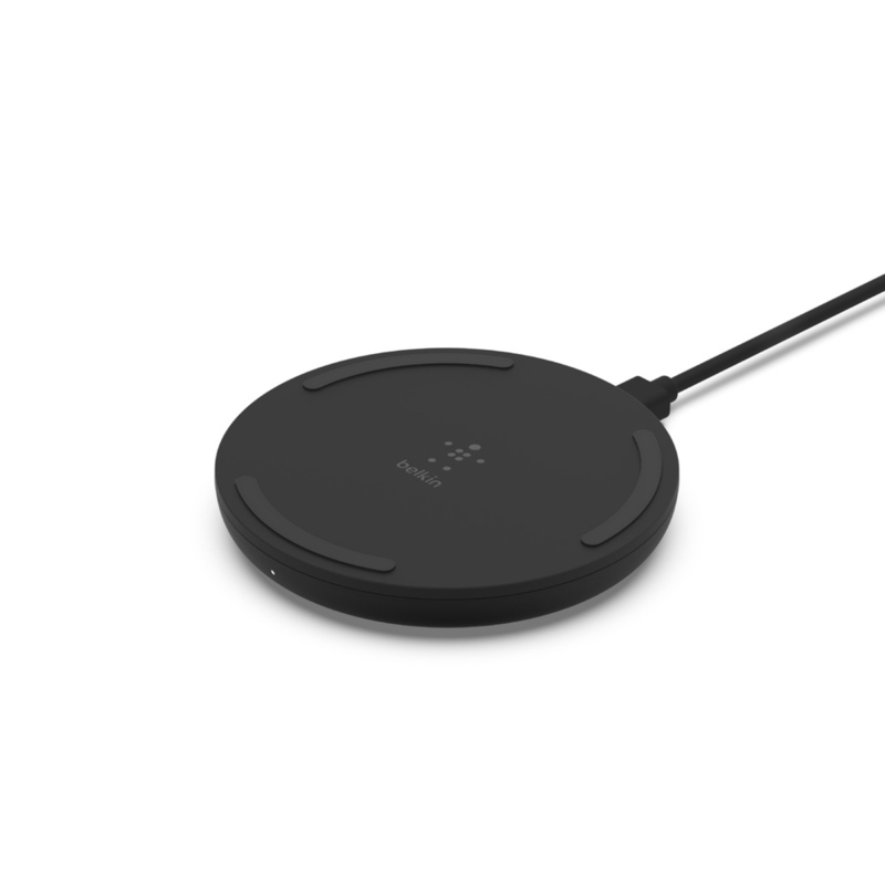 Belkin 15W Fast Wireless Charging Pad with USB-C Cable Black