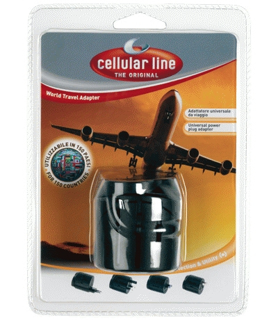 CellularLine Universal World Black Travel Adapter