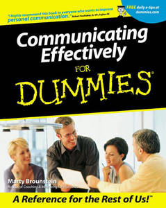 Communicating Effectively for Dummies | Marty Brounstein