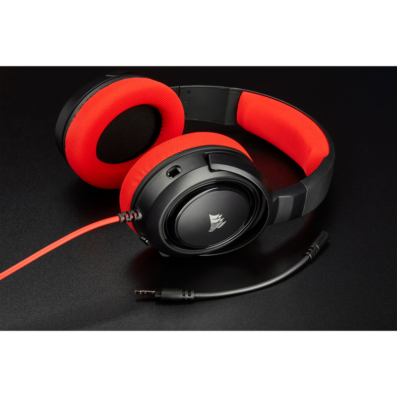 Corsair HS35 Red Gaming Headset