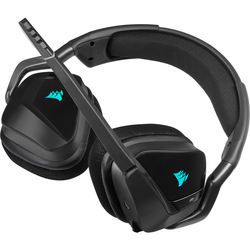 Corsair Void RGB Elite Wireless Carbon Stereo Gaming Headset