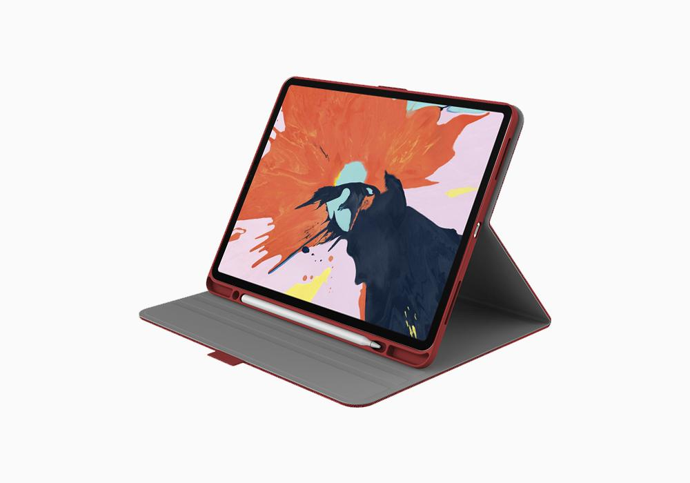 Cygnett TekView Slimline Case Red for iPad Pro 11 Inch with Apple Pencil Holder