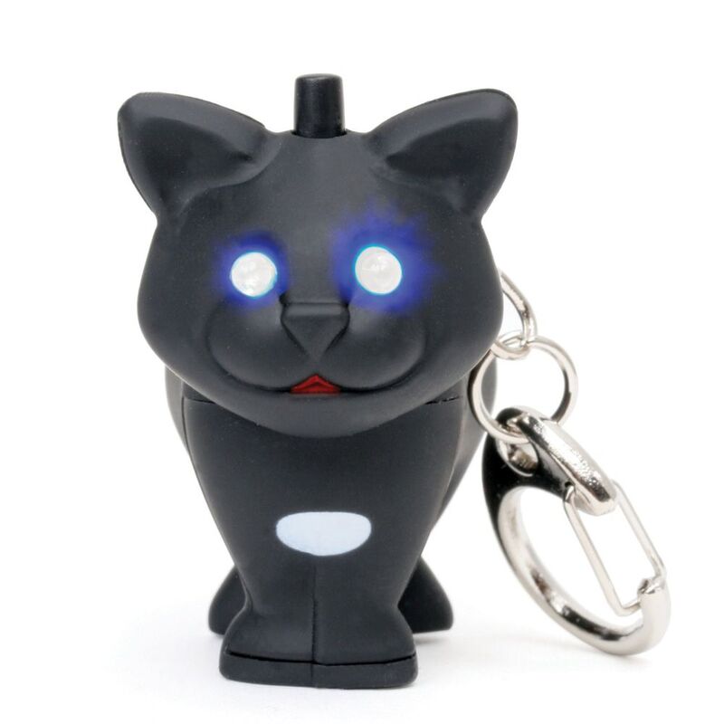 Kikkerland KRL21-CDU-EU Cat LED Keychain