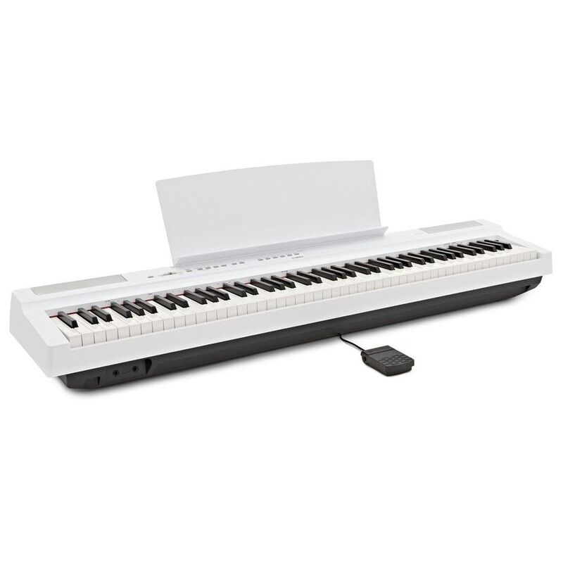 Yamaha P-125AW 88-Key Portable Digital Piano - White