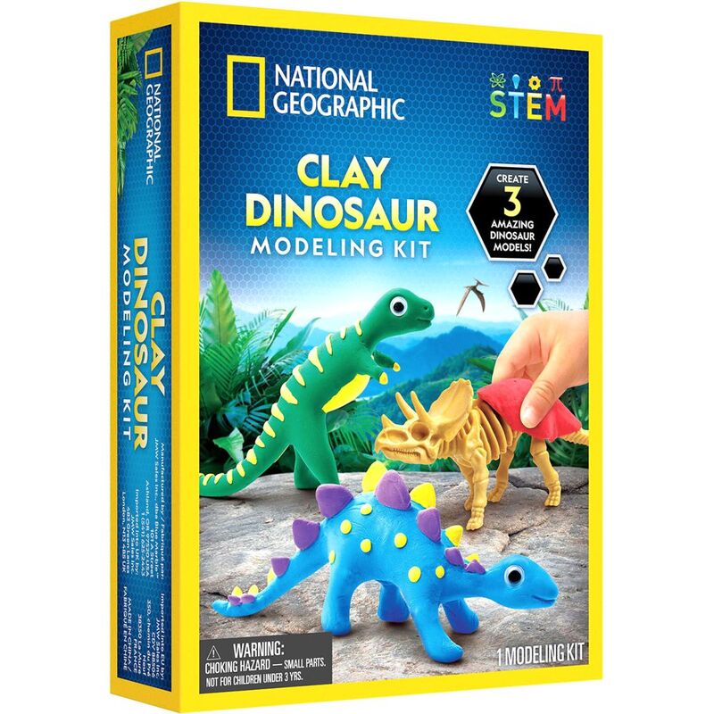 National Geographic Dino Skeletons With Modeling Clay