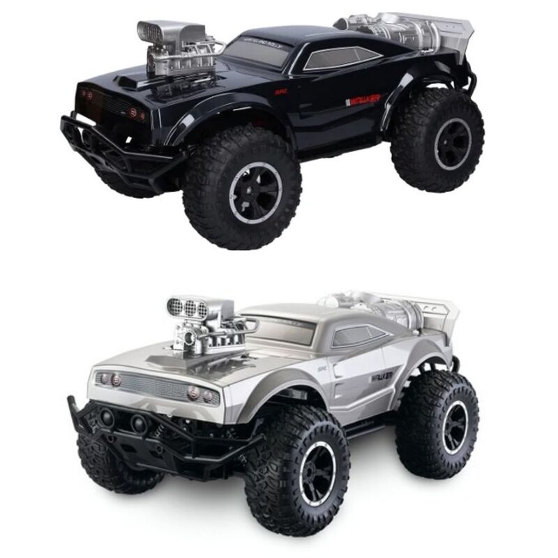 Crazon Rock Crawler Off-Road Truck 1:18 Scale Remote Control Car - Black/Silver (Assortment - Includes 1)