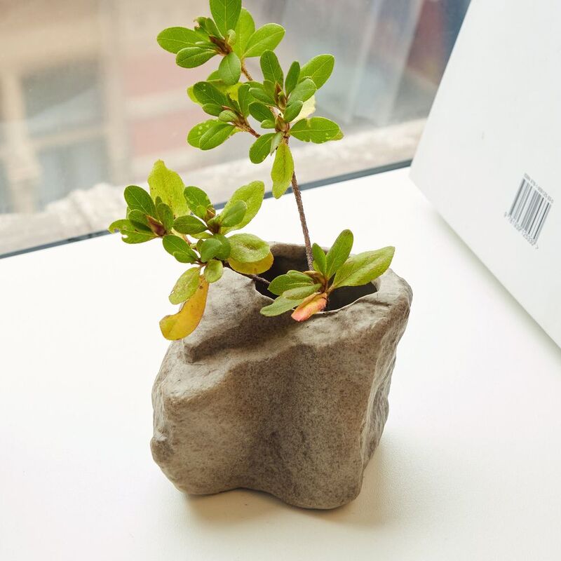 Kikkerland Short Rock Vase