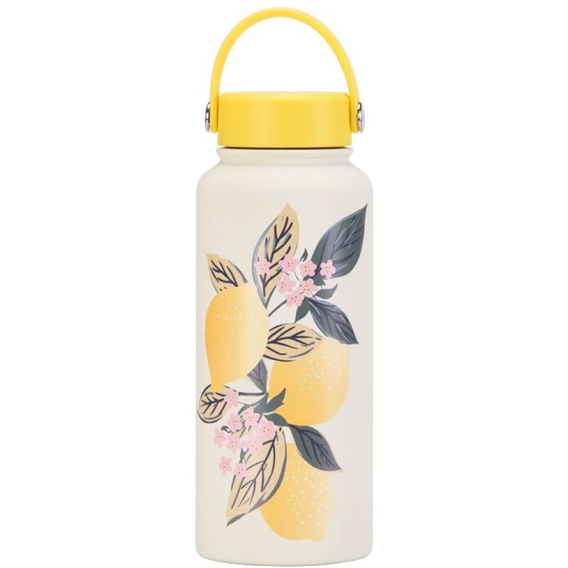 Toy Station Citrus Wide Mouth Vacuum Water Bottle - 1000ml