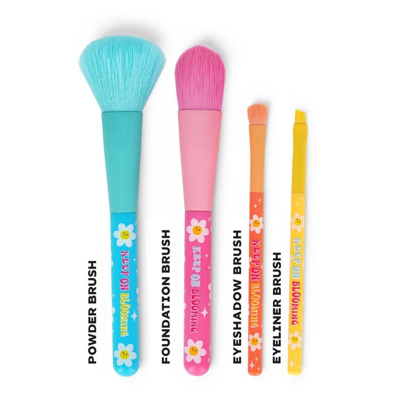 Legami Set of 4 Makeup Brushes - Oh My Glow! - Daisy