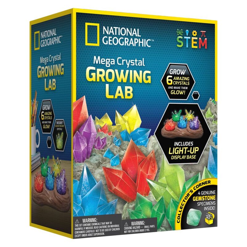 National Geographic Mega Crystal Growing Lab Kit