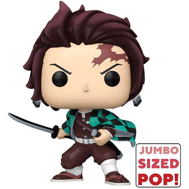 Funko Pop! Jumbo Animation Demon Slayer Tanjiro 10-Inch Vinyl Figure
