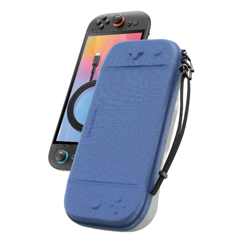 AmazingThing Nintendo Switch 2 Playshield EDC Carrying Case - Blue